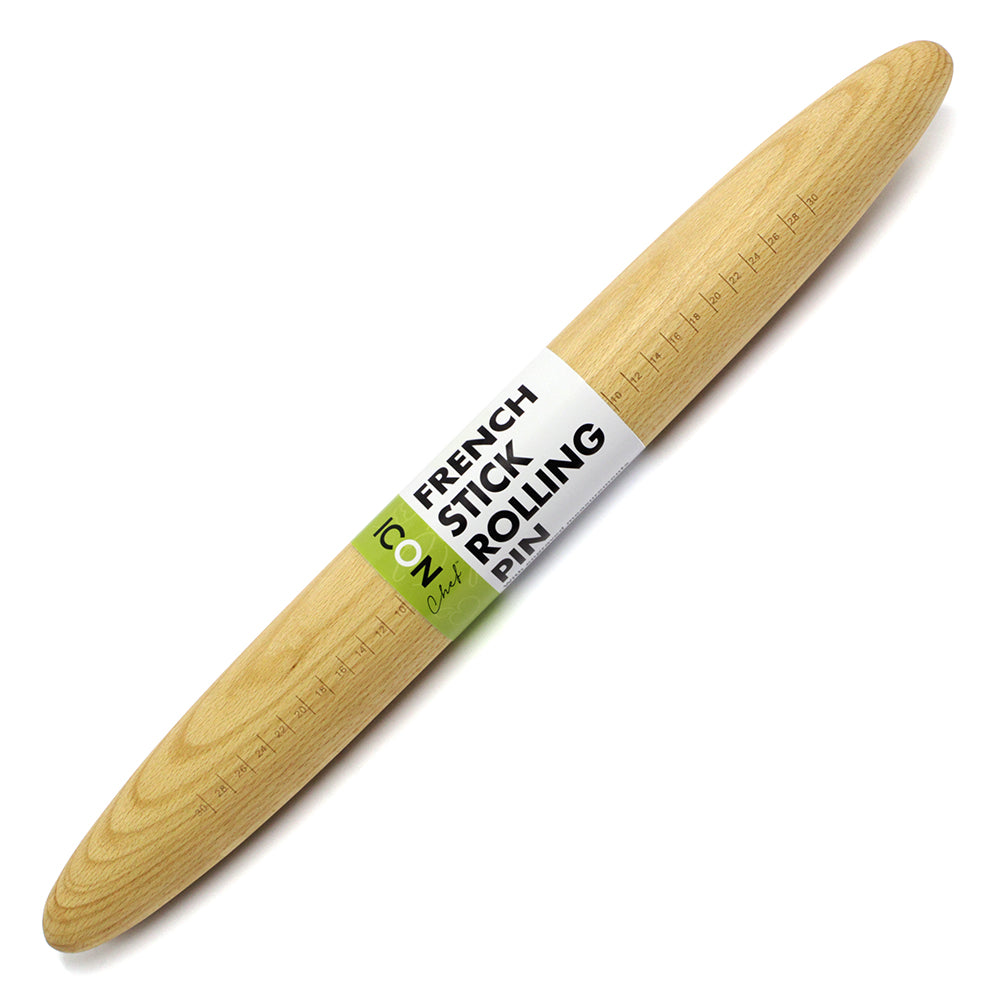 Icon Chef French Rolling Pin Wood 5cm