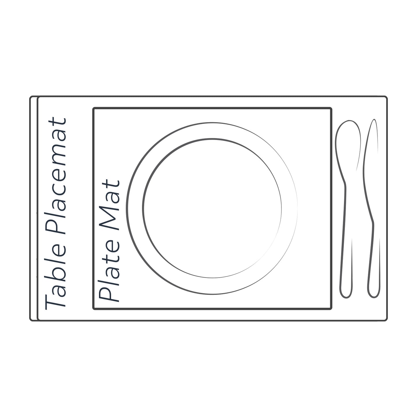 Icon Chef Plate Mats French Red