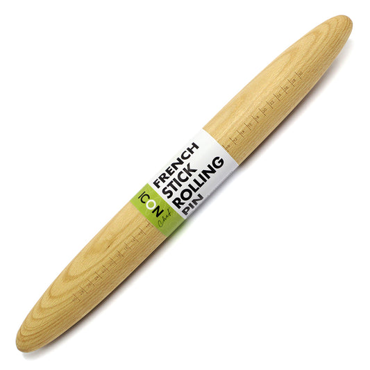 Icon Chef French Rolling Pin Wood 5cm